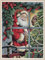 HKLIOPU Kreuzstich Stickpackung Weihnachten,11CT Sticken Set Erwachsene Kreuzstich,DIY Stickbilder Vorgedruckt Kreuzstich für Anfänger Home Decor 40x50cm(LZ108)