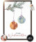 myDreamwork - Geldgeschenk Weihnachten - Verpackung Weihnachten - Geldgeschenk Weihnachten - Geldgeschenke im Rahmen (Weihnachtskugeln, schwarz)