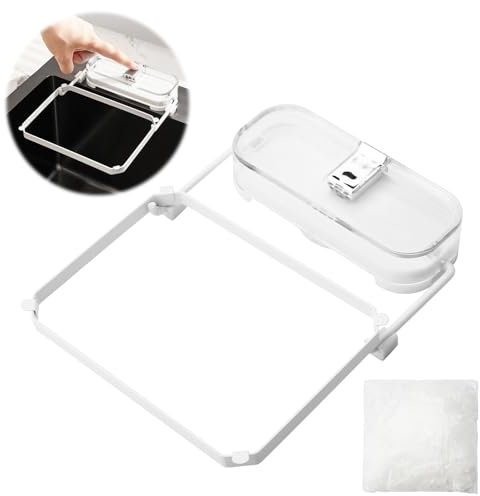 DAWRIS Suction Cup Sink Strainer Kitchen Sink Drain Strainer with 100PCS Net Suction Cup Sink Drain Strainer Basket for Food Waste Sink Filter Rack Sink Food Catcher for Kitchen Leftover