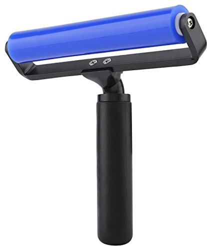 Rodillo de Ropa Pegajoso, Rodillo de Pelusa de Silicona 620D 30 ° Reutilizable de Silicona Manual Rodillo de Eliminación de Polvo Herramienta de Rodillo de Pantalla para Limpiar