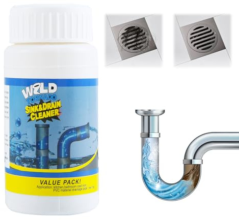 Drain Unblocker, Sink Unblocker Multi-functional Sink and Drains Cleaner Drain Cleaner Foam Cleaner Powerful Pipe Dredging Agent for Home Kitchen Toilet