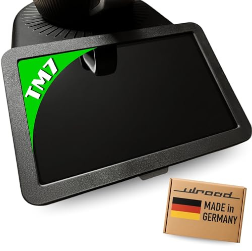 ULROAD Displayschutz Bumper kompatibel mit Thermomix TM7 Abdeckung Ecken Display Schutz Zubehör Displayabdeckung Schutzplatte Schutzrahmen (Schwarz)