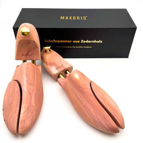 Maxoris Tenditore per scarpe in legno di cedro Forma – Scarpe da uomo e da donna, Legno di cedro naturale, 40-41