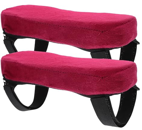 INOOMP Gaming Chair Armrest Pads Office Chair Armrest Pads 2Pcs Soft Arm Cushions with Elbow Support and Anti-Slip Design for Office, Gaming, and Wheelchair Use Comfortable Desk Covers