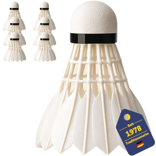 BEST SPORTING Badminton Bälle Set - Turnierbälle 6er Set´s