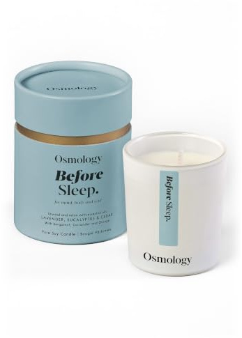 Osmology Before Sleep Votive Scented Candle 70g – Lavender & Cedarwood Fragrance, Plant-Based Wax, 45 Hour Burn Time, Vegan Candle Made in England