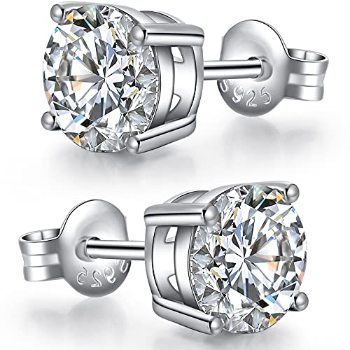 Ohrstecker Silber 925 Herren Diamant Ohrstecker Silber Ohrringe Herren Diamant Ohrringe Männer Nickelfrei