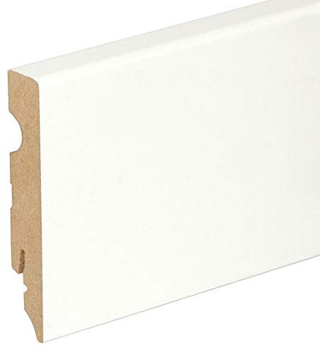 Battiscopa Masone 15 x 80 mm laminato bianco