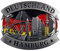 Unbekannt Maritimshop Kühlschrankmagnet Stadt Souvenir Hamburg Skyline Deutschland Fahne, 8x6,5cm
