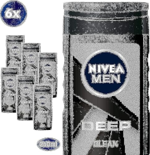 3er Pack - Nivea Duschgel Men - Deep Clean - sorgt für eine hydratisierte Haut - 250 ml