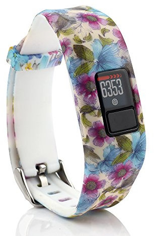 Baaletc Für Garmin Vivofit 3 und Vivofit JR, buntes Zubehörband/Armbänder mit sicherem Verschluss für Garmin Vivofit 3 und Vivofit JR, Vivofit JR. 2 Bänder