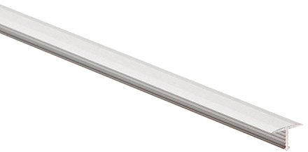 T Profile Aluminium T Bar Threshold Trim 1M (39.37) Colours TMW Profiles (26 mm, Anodized Silver)