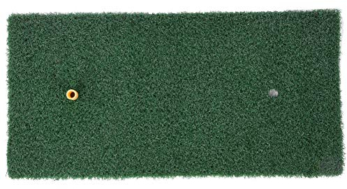 VGEBY1 Golf Schlagmatt, Mini Nylon Gras SBR lebensechte Kunstrasen Faltbare Matte mit 2 Gummi Tees