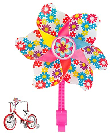 Facynde Fahrradlenker Windmühle Dekoration,Scooter Cartoon Spielzeug rotierende kleine Windmühle - Niedliche und lustige Kinderfahrradzubehör-Dekoration