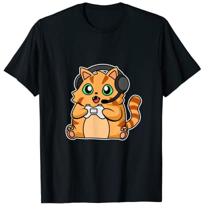 Gaming Katze I Video Game I Videogame I Computer I PC T-Shirt