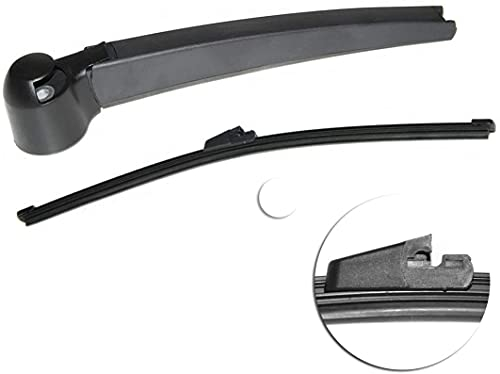 AutAng Heckwischerarm Heckscheibe Hinten Scheibenwischer Heckscheibenwischer Kompatibel mit VW, Skoda, Seat, Universal, Wischerblatt, 1 Stück, Länge 34 cm