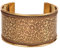 Touchstone Indian Bollywood Desire Brass Base Magical Floral Etching Stylish Wrist Enhancer 1.50 Inches Free Size Designer Jewelry Cuff Bracelet In Gold Tone for Women.