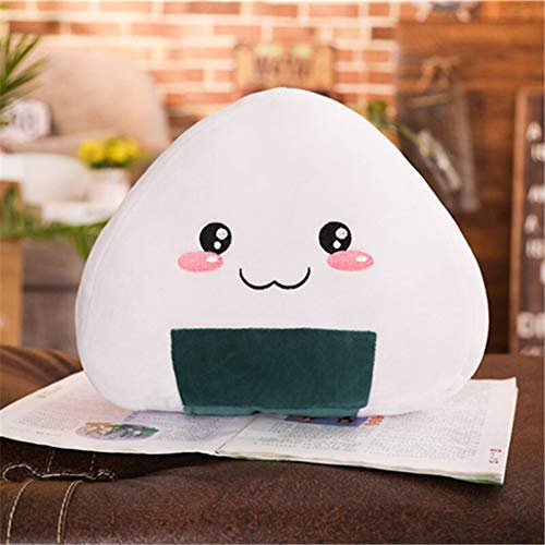30-50cm Kawaii Japanisches Sushi Reisbällchen Plüsch Kissen Kissen Gefüllte Lebensmittel Plüsch Spielzeug Nette Knödel Puppe Schöne Geschenke 50cm SmilePillow