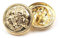 10 stücke Metall Gold Knopf Diy Handgemachte Kleidung Accessoires, Mantel Anzug Kleidung Nähen Ösenknöpfe, Gold, 22mm