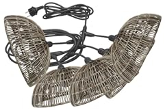 PR Home of Scandinavia Outdoor Lichterkette Hue grau 30 cm (5 St)