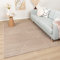 FRAAI | Home & Living Teppich Modern - Nori Curves Taupe - Kurzflor - Gestreift, Boho, Modern, Skandinavisch, Wohnzimmer, Esszimmer, Schlafzimmer - Carpet