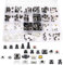 RUNCCI-YUN 240PCS 24Value Interruttore a Pulsante tattile Micro Assortimento Tact Assortment Kit,Momentaneo Interruttore a Pulsante Tattile,Per Chiavi Telecomando Auto PCB