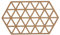 Zone Denmark, Triangles Topfuntersetzer/Untersetzer für Auflauf-/Ofenformen, Silikon, 24 x 14 cm, Light terrakotta