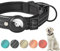 Boloshine AirTag Hundehalsband, Verstellbares Reflektierend Halsband Hund, Integriertes Apple Air Tag Hundehalsband Weich Gepolstertes für Große Mittelgroße Kleine Hunde (Schwarz, S)