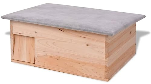 Garten im Freien Igelhaus 45x33x22 cm Holz