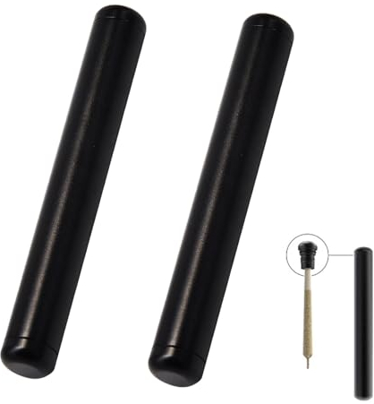2 Stück Joint Box,Joint Case 110mm,Extra Groß Joint Tube,Joint Holder,Geruchsdicht U Wasserdicht,Hochwertige Lange Große Tube Hülse Box Aufbewahrung,Clean Design (Schwarz)