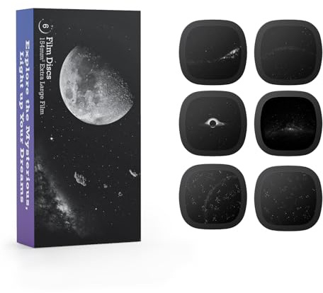 Realistische Discs - Discs für Ainael Galaxy-Projektor, 5K Ultra-HD-Dia für Heimplanetarium, 6 Discs-Set ohne Projektor (Galaxy)