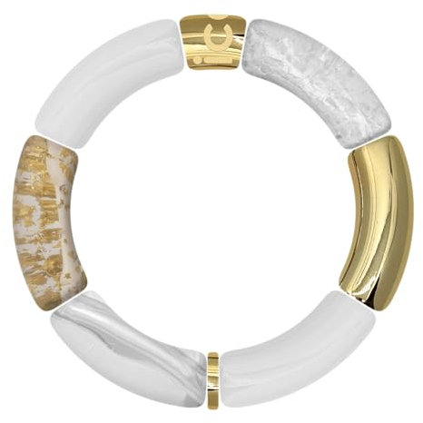 ICE-WATCH N/A Femme Bracelet, blanc et doré, Taille unique