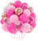 Palloncini Compleanno Rosa, 52 Pezzi Palloncini Rosa Metallizzati Nascita Bimba, Elio Palloncini Rosa Cromati Palloncini Rosa Macarons Per Addobbi Compleanno Matrimonio Baby Shower Decorazione