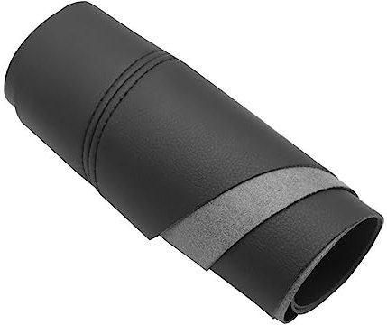 DZSMSRTG Poignée Intérieure LHD pour Jetta 2005-2010 pour Golf 5 Poignée Porte Voiture Panneau D'accoudoir Couverture en Cuir Microfibre 4 Portes Poignée Porte Passager(Noir,4pcs)