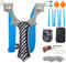 SIXCOLORS Zwille Steinschleuder Profi Jagd, Schleuder Zwille für Erwachsene, Leistungsstarkes und Modisches Schleuderset, Hunting Slingshot Katapult Set mit 3 Blau Schleuderleinen 100 Tonkugeln