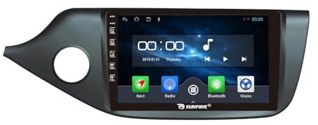 Quad Core 4G+64G Car CarPlay Android Auto 9 IPS Display Navigation Stereoanlage Touchscreen Haupteinheit Pad Tablet Rückfahrkamera GPS Radio Media Player für Kia Ceed 2012-2018 LHD