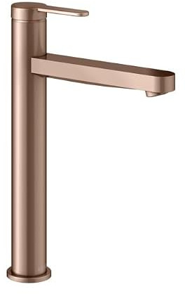 Keuco Waschtisch-Einhebelmischer 210 IXMO Flat Ausl. 159mm, o. Abl.garn, Rot gebürstet