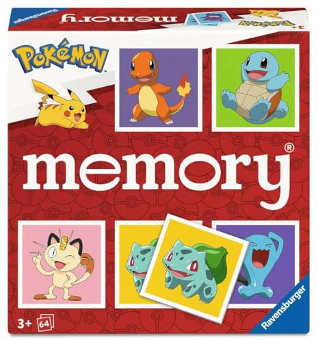 Ravensburger - Memory® Pokemon, Juego de Memoria para niños