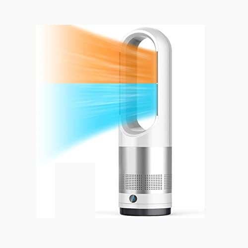 Bladeless Fan Air Cooler, Negative Ion Tower Fan with Timer, Safe Stand Air Conditioner for Home