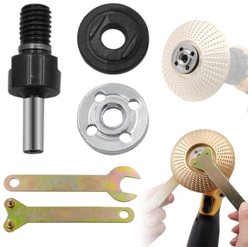 Osmond Electric Drill Angle Grinder Connecting Rod Set, Drill Angle Grinder Accessories Tool for Cutting Polish Disc and Polish