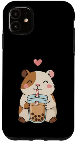 Meerschweinchen Boba Tea Bubble Tea Hülle für iPhone 11