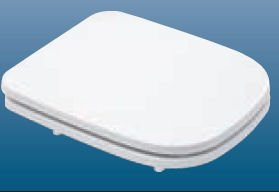 Sedile NON originale in legno rivestito Pozzi Ginori FANTASIA 2 colore bianco