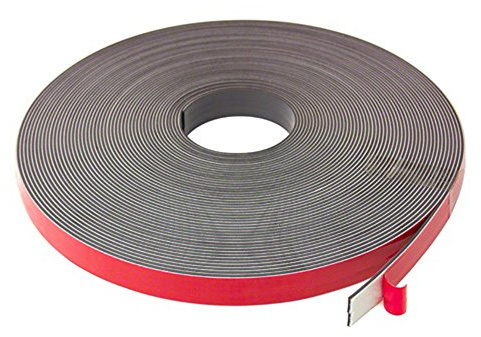 MagFlex® Flexible Magnetic Tape with Foam Self Adhesive Designed to Provide a Strong Grip on Magnetic Metal Based Surfaces - Self Mating - 19mm Wide - 5m Length