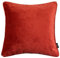 McAlister Textiles Matter Samt | Sofakissen mit Füllung in Rost Orange | 50 x 50cm | erhältlich in 25 Farben | griffester Samt edel paspeliert | pralles Samtkissen