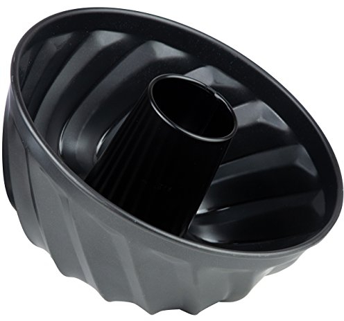 Grizzly Molde Savarín Hondo para Bizcocho - Forma de Pastel para Horno - Redondo Antiadherente - 22 cm
