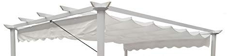 Michele Sogari & C. Srl Telo Ricambio Bianco Gazebo Pergola 3x4
