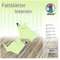Ursus 3145130 - Faltblätter Uni intensiv, mint, ca. 20 x 20 cm, 65 g/qm, 100 Blatt, aus Plakatpapier, durchgefärbt, für kleine und große Origami Künstler, ideal für vielseitige Bastelarbeiten