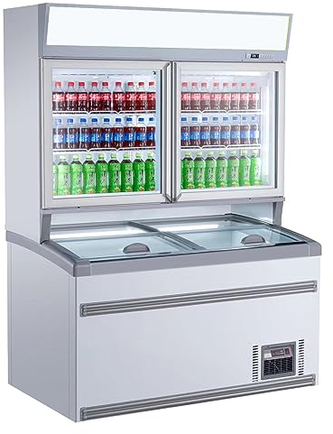 CombiSteel Vitrine Réfrigérée Murale Libre Service - Négatif & Positif