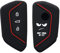 kwmobile Silicone Key Fob Cover Compatible with VW Golf 8 3 Button Car Key
