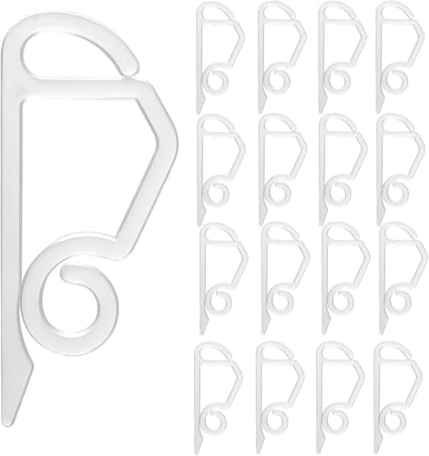 TK Gruppe Timo Klingler 250x Clips Lichterketten & Lichtvorhang Haken Halterung & Befestigung an Dachrinnen - Halter & Haken an Weihnachten (250x)